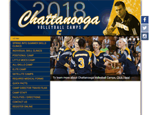 Tablet Screenshot of chattanoogavolleyballcamps.com